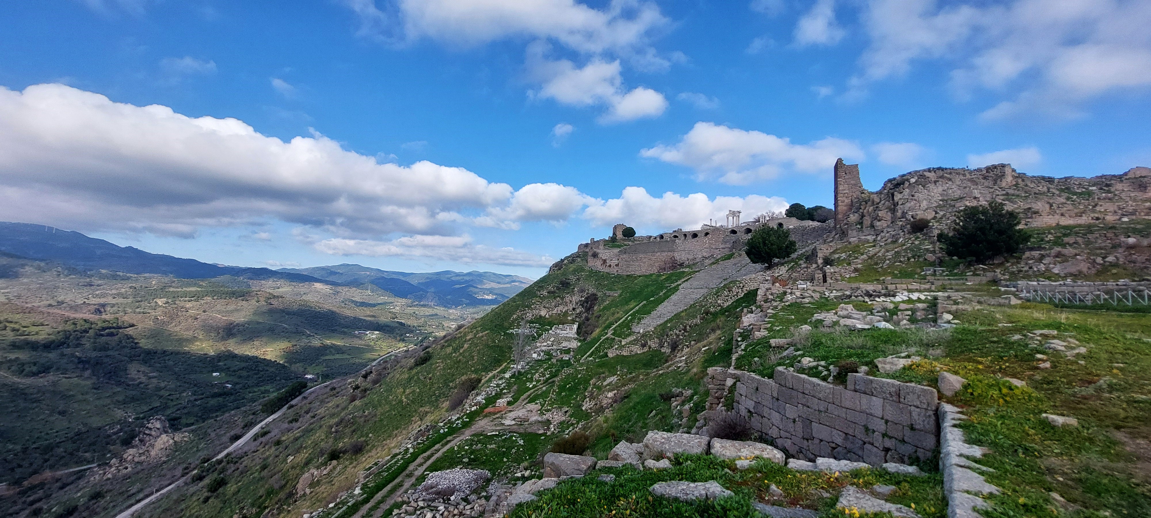 temple on outcropping